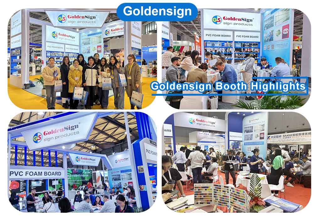 goldensign pvc foam board exhibition Goldensign PVC發泡板展覽會