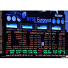 Etiqueta engomada llevada digital a todo color de la pantalla de visualización P10 LED para la acción, financiera, mercado de valores