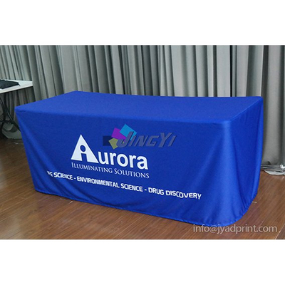Custom Print Fitted Table Cover with print logo table clothes, tradeshow fitted table banner skin, advertising table cover, fitted exhibition table cloth