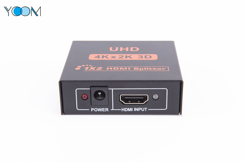 1X2 HDMI Splitter 4Kx2K Support 3D with 2Ports