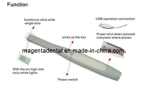 CE认证的USB 1.3兆像素牙科口腔内窥镜
