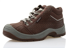 TPU toe part microfiber leather mining safety shoes