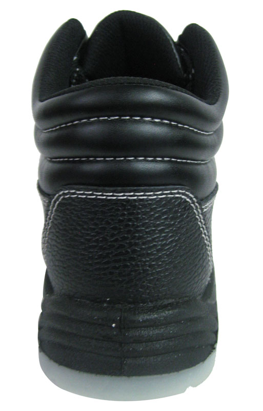 TPU sole genuine leather boots shoes with reflective stripe
