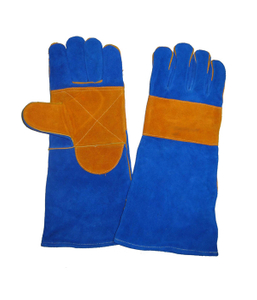 1321 reinforced palm and back leather welding gloves