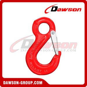 DS013 G80 Eye Sling Hook with Cast Latch for Chain Slings