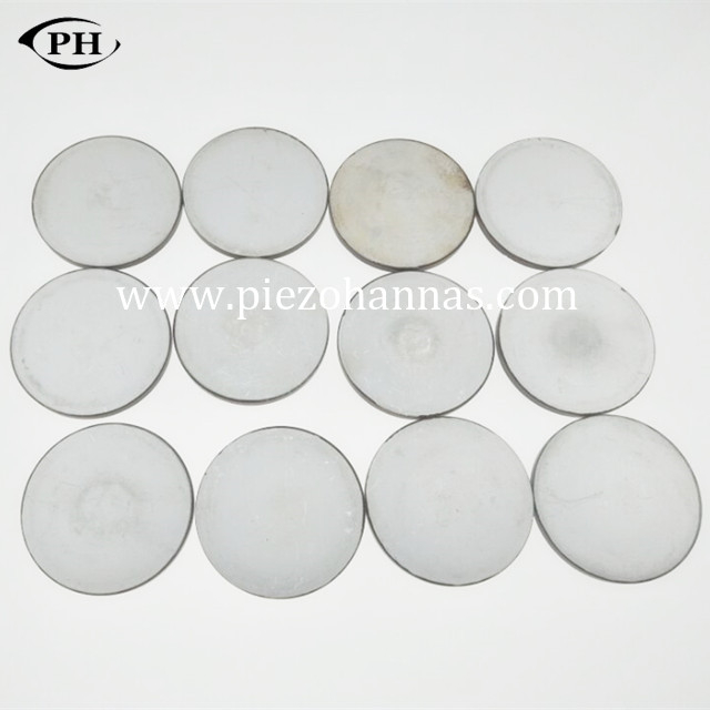 elemento de cerámica del doble piezoeléctrico del disco de 32mmx5m m para el massager facial