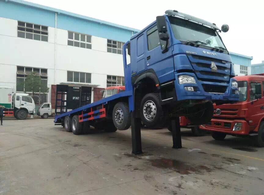 Carro plano del transporte del HP 8X4 de Sinotruk 336 del fabricante de CLW