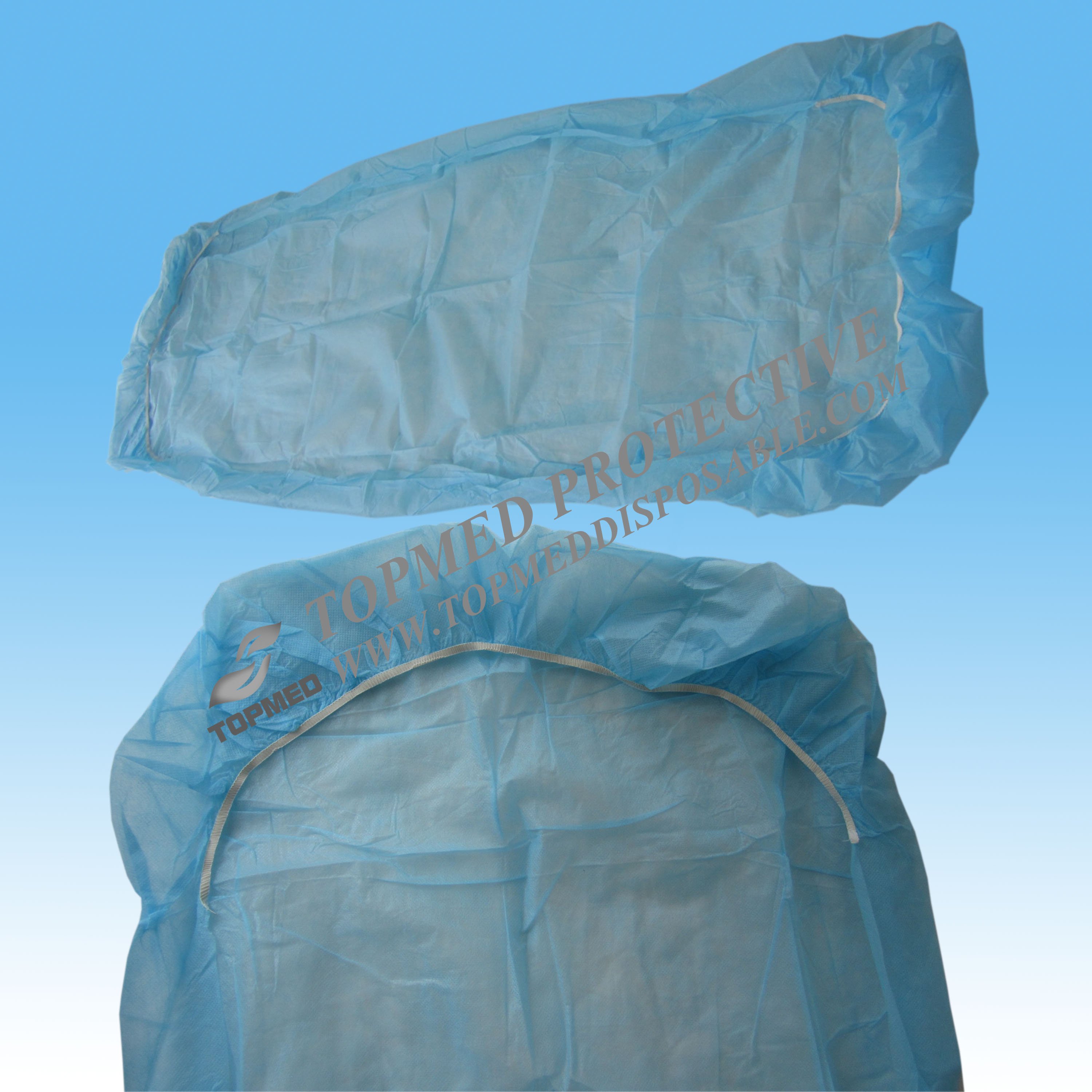 Nonwoven PP/PP+PE/SMS disposable fitted medical hospital bed cover with