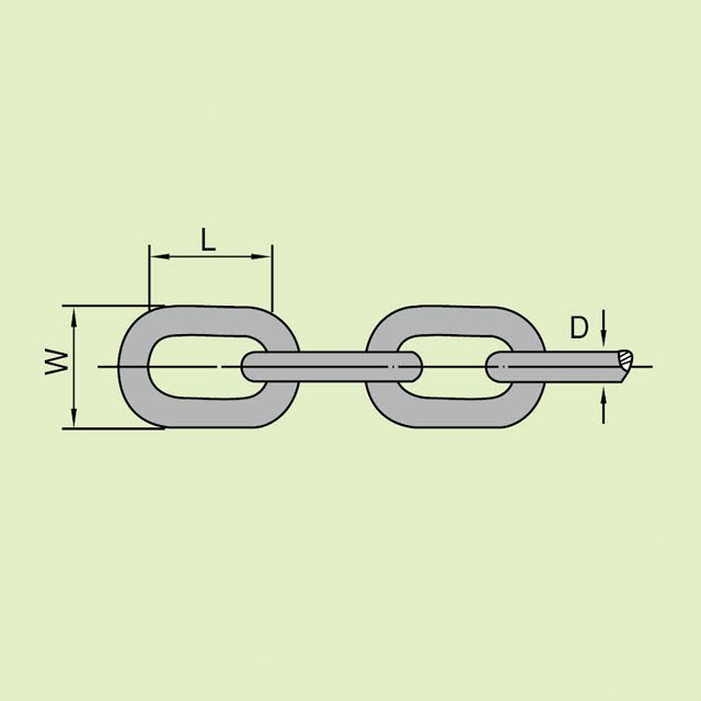 ORDINARY MILD STEEL LINK CHAIN LONG LINK CHAIN