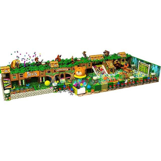 Jungle Themed Indoor Amusement Park Children Soft Play Structure
