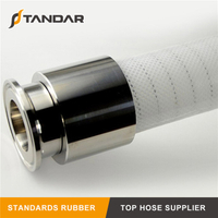 Tubo de silicona de grado alimenticio curado con platino transparente reforzado con 4 capas de fibra