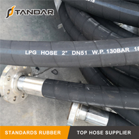 Manguera de gas LPG flexible de alta presión de goma de diámetro grande coleman propano
