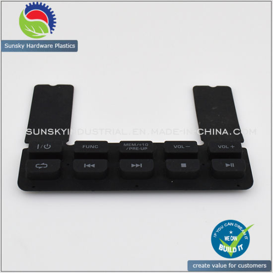 CNC Silicone Rubber Rapid Prototype for Key Pad Press (PR10071)