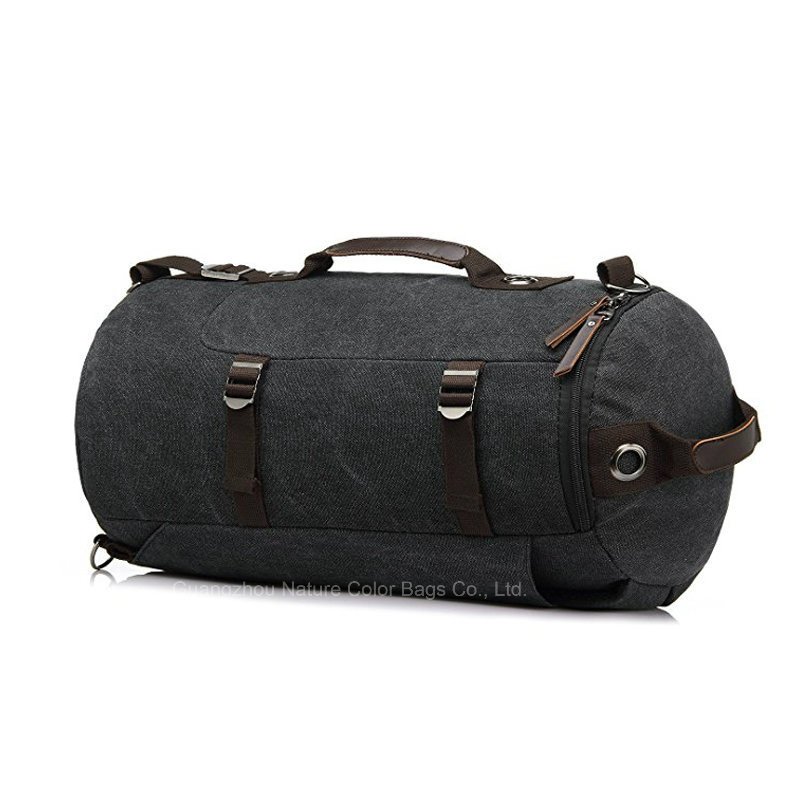 Mens Multifunctional High-Capacity Canvas Travel Bag