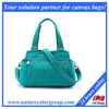 Green Nylon Clutch Handbag for Women