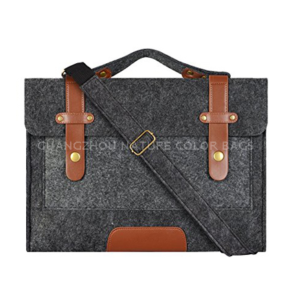 Felt Laptop Shoulder Bag business bag for 13-13.3 inch laptop