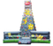 RB13008(6x6x6.5m) Inflatable Climbing Rock Game/ Inflatable Customized Climbing Mountain Game