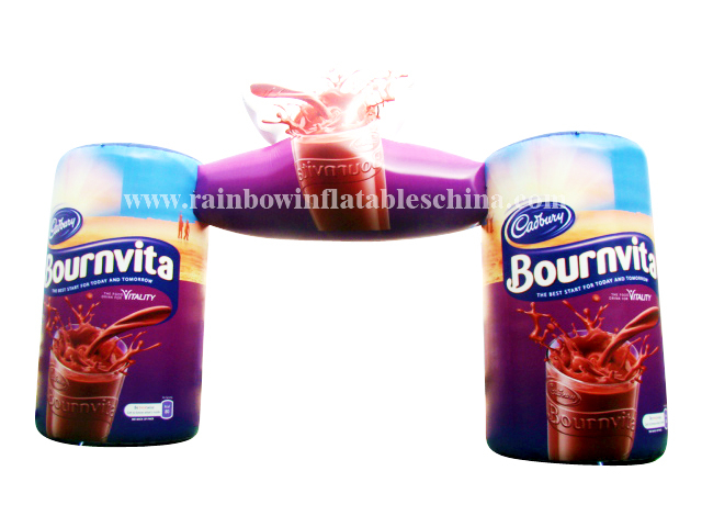 RB21020（8x4m）Inflatable Promotion Arch/ Inflatable Brand Customized Arch/ Inflatable 3D effect Arch