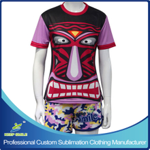 Custom Made Sublimation Girl's Lacrosse Shooting Shirt and Swift Short