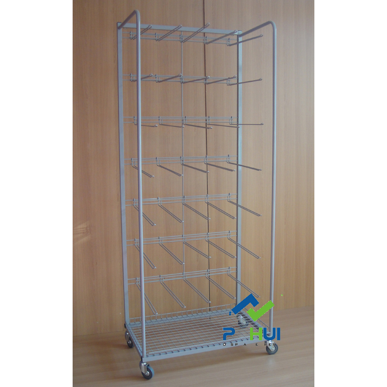 Mobile Floor Metal Lamps Display Stand (PHY312)