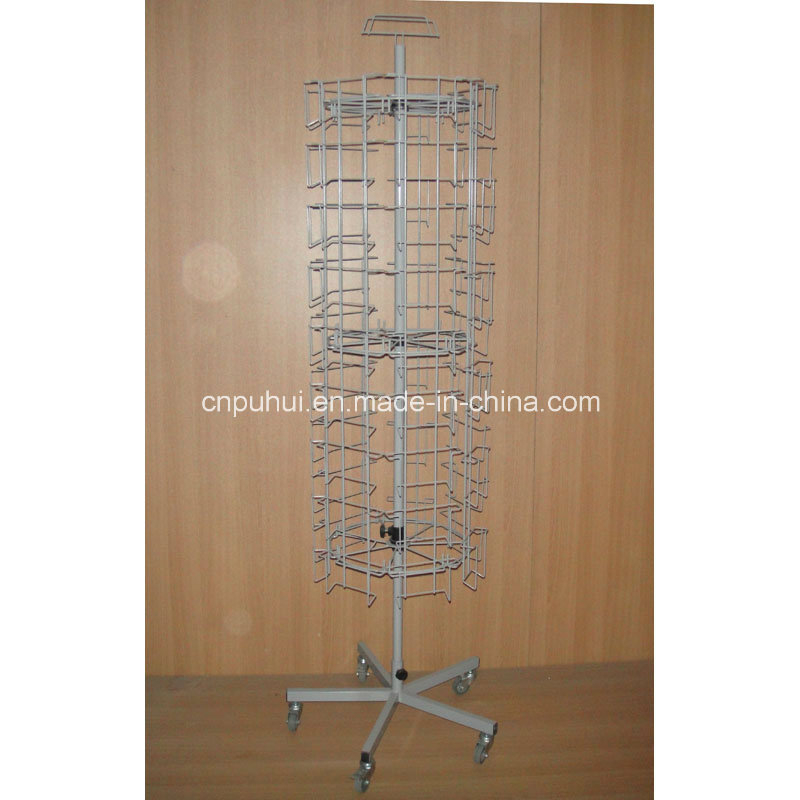 Round Shape Floor Rotating Card Display (PHY2025) Buy Rotating Card