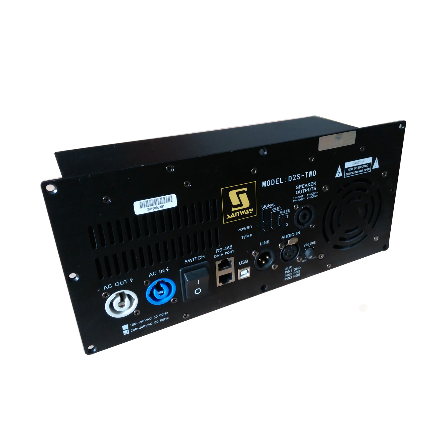 D2S 2CH 900W DSP المدمج في مكبر الصوت فئة D