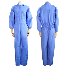 Very Cheap Light Blue 130 Grams Polyester Middle East Style PPE Safety Coveralls Workwear 