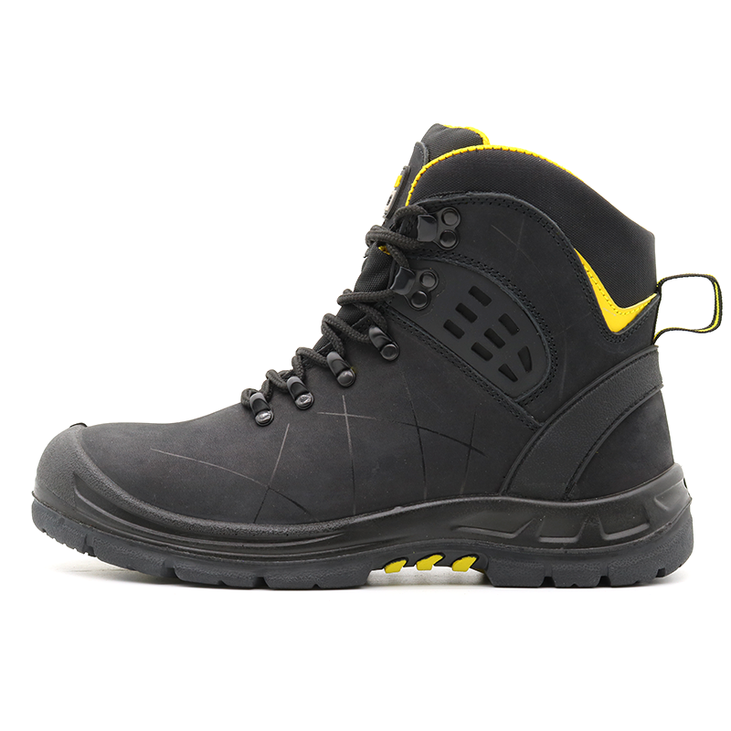 Nubuck Leather Oil And Gas Industry Safety Shoes Composite Toe