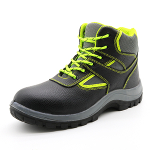 Anti Slip Leather Construction Safety Shoes with Steel Toe