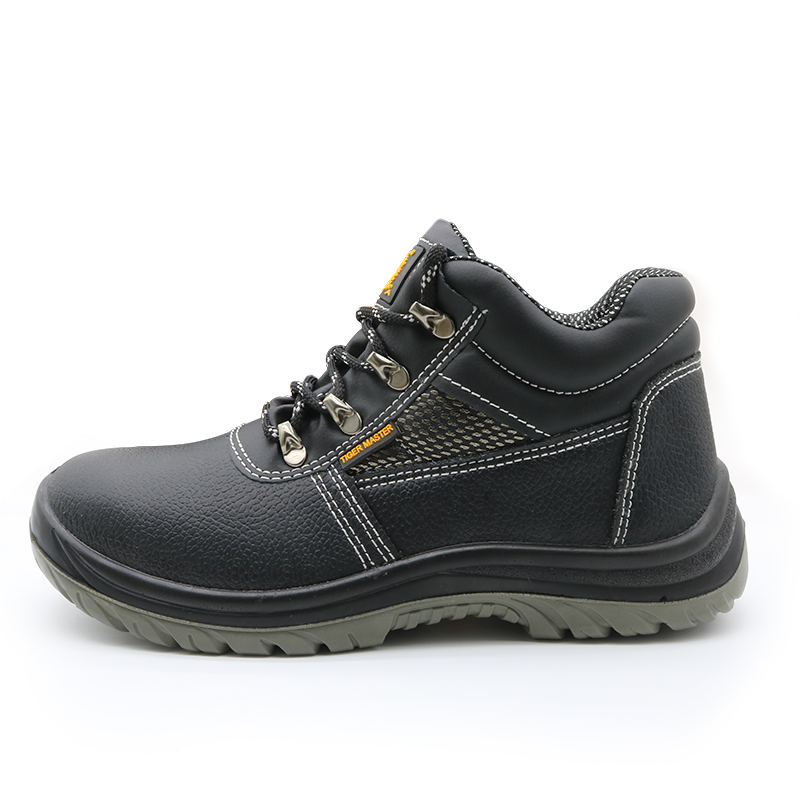 Oil Water Resistant Steel Toe Leather Safety Shoes for Construction