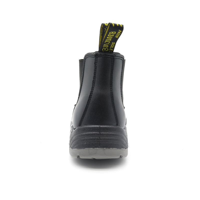 Anti Slip Pu Sole Puncture Proof Steel Toe Safety Shoes without Laces