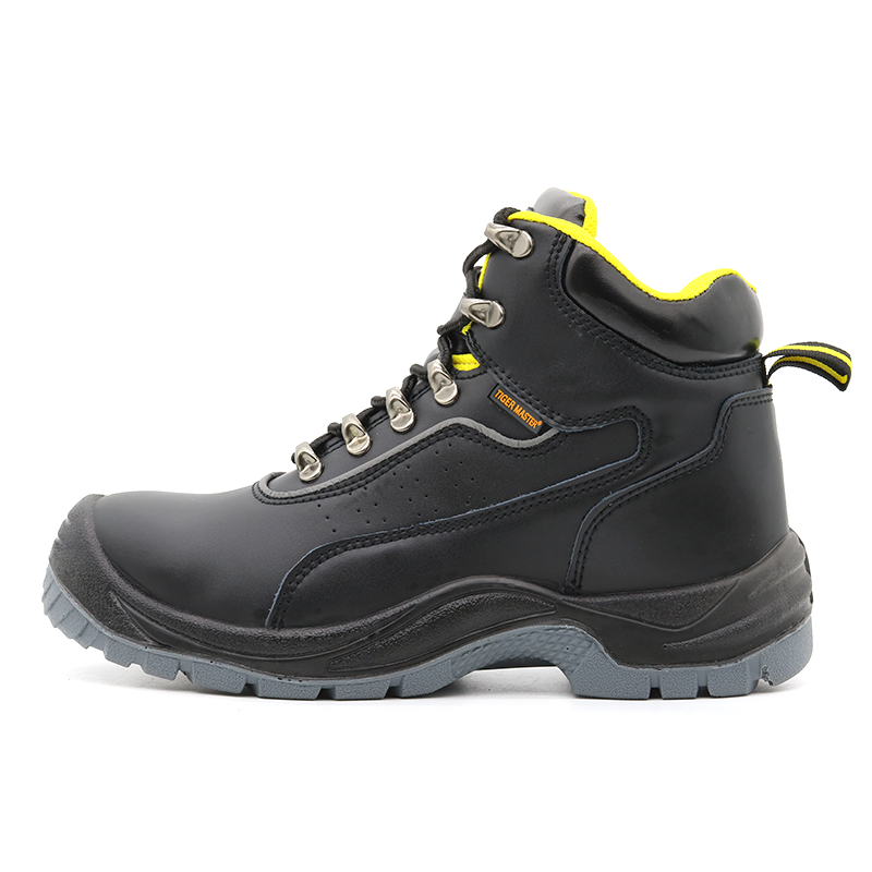 Anti Slip Prevent Puncture Safety Shoes Mid Cut Steel Toe