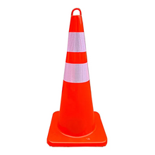 700 Mm Height Red PVC Hi-vis Reflective Traffic Cones with Ring