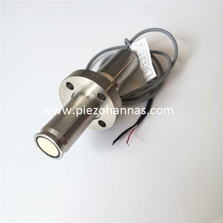 Transdutor ultrassônico personalizado tipo inserido para sensor de fluxo de gás