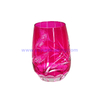 best selling cheap high quality hand cut glass tumbler for five star hotel and wine shop