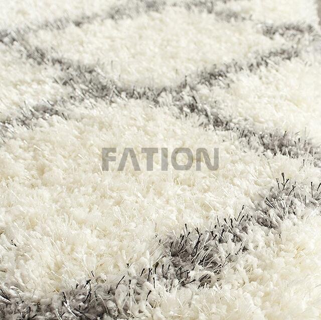 Lvory Fluffy Shag Collection Carpet Home Area Rug