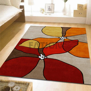 5'×8' Modern Commercial Area Rug Floor Acrylic Carpet
