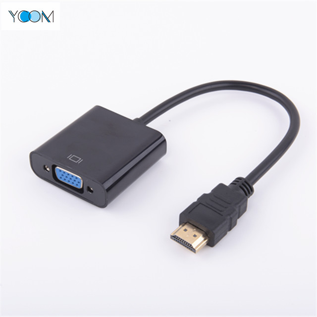 HDMI Male to VGA Female with Audio Cable