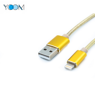 Spring & Magnetic USB Cable For Lighting