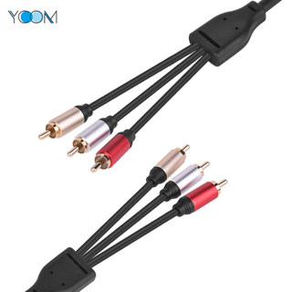 Super High Quality 3 RCA to 3 RCA AV Cable 1.5M