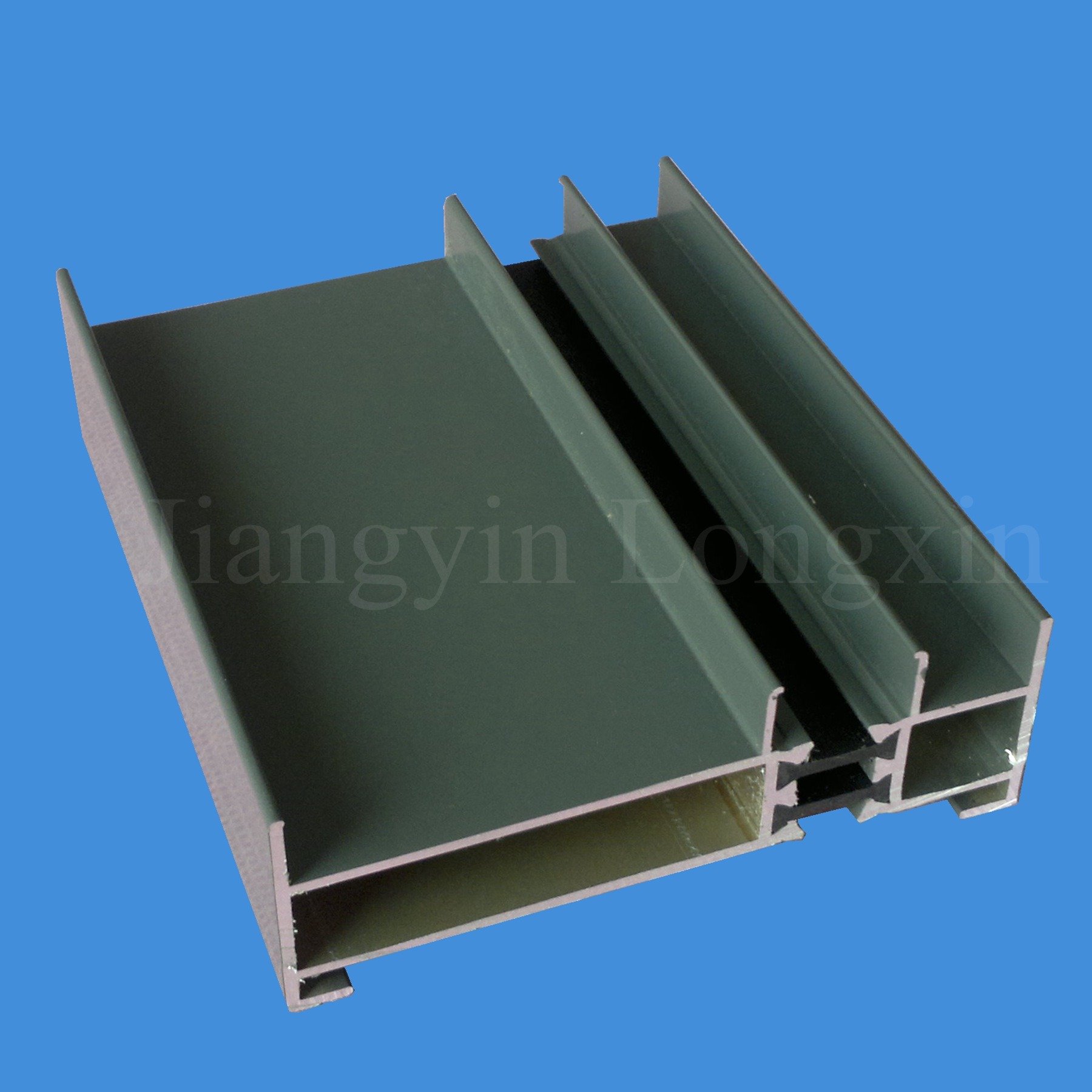 Green Coated Aluminum Extrusion for Windows