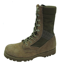 Cemented suede leather fabric cheap desert boots