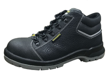 Microfiber leather pu sole safety boots for worker