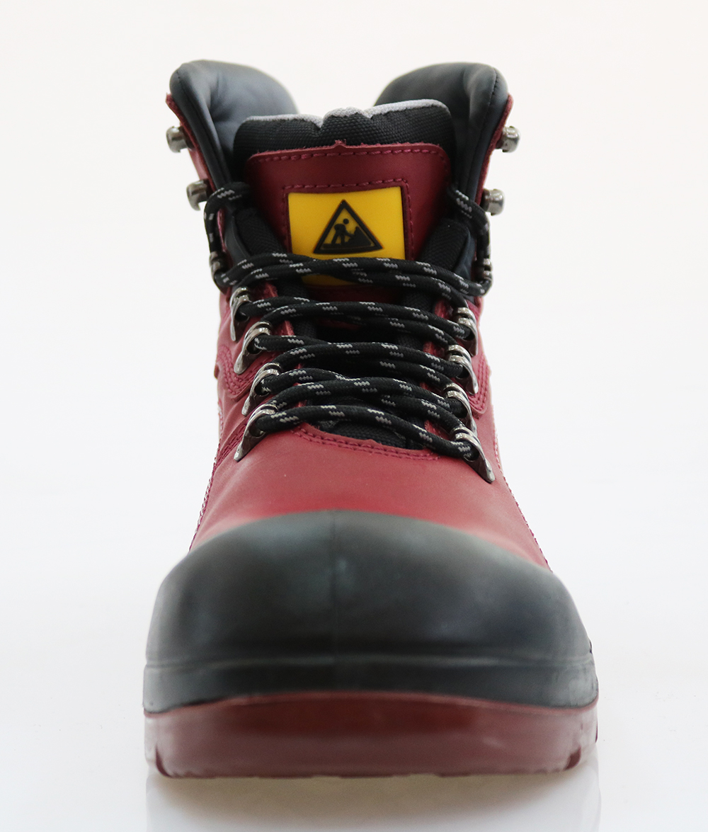 Cow split nubuck leather work safety boots shoes
