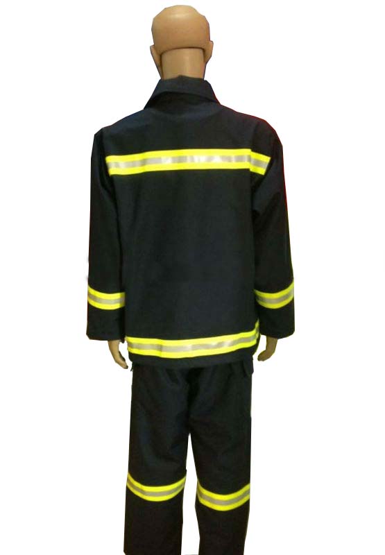Safety fire fighter suit for firemen