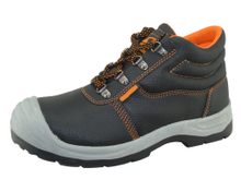 PU upper and PVC sole cheap work men safety shoes