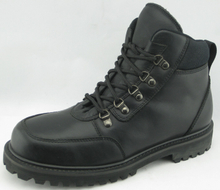 ss001 oil full grain goodyear welted boots with steel toe