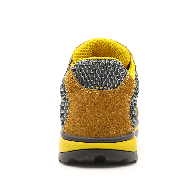 Anti Slip Rubber Sole Women Safety Sports Shoes Steel Toe