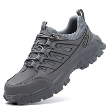 Wear Resistant Rubber Sole Steel Toe Puncture Proof Safety Sport Shoes for Men