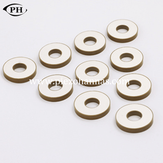 P82-13 * 5.3 * 2.2mm anel piezo bimorfo atuador para soldagem ultra-sônica